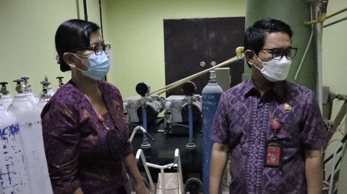 podiumnews.com-Sekda Badung Pastikan Ketersedian Oksigen RSD Mangusada  Tercukupi